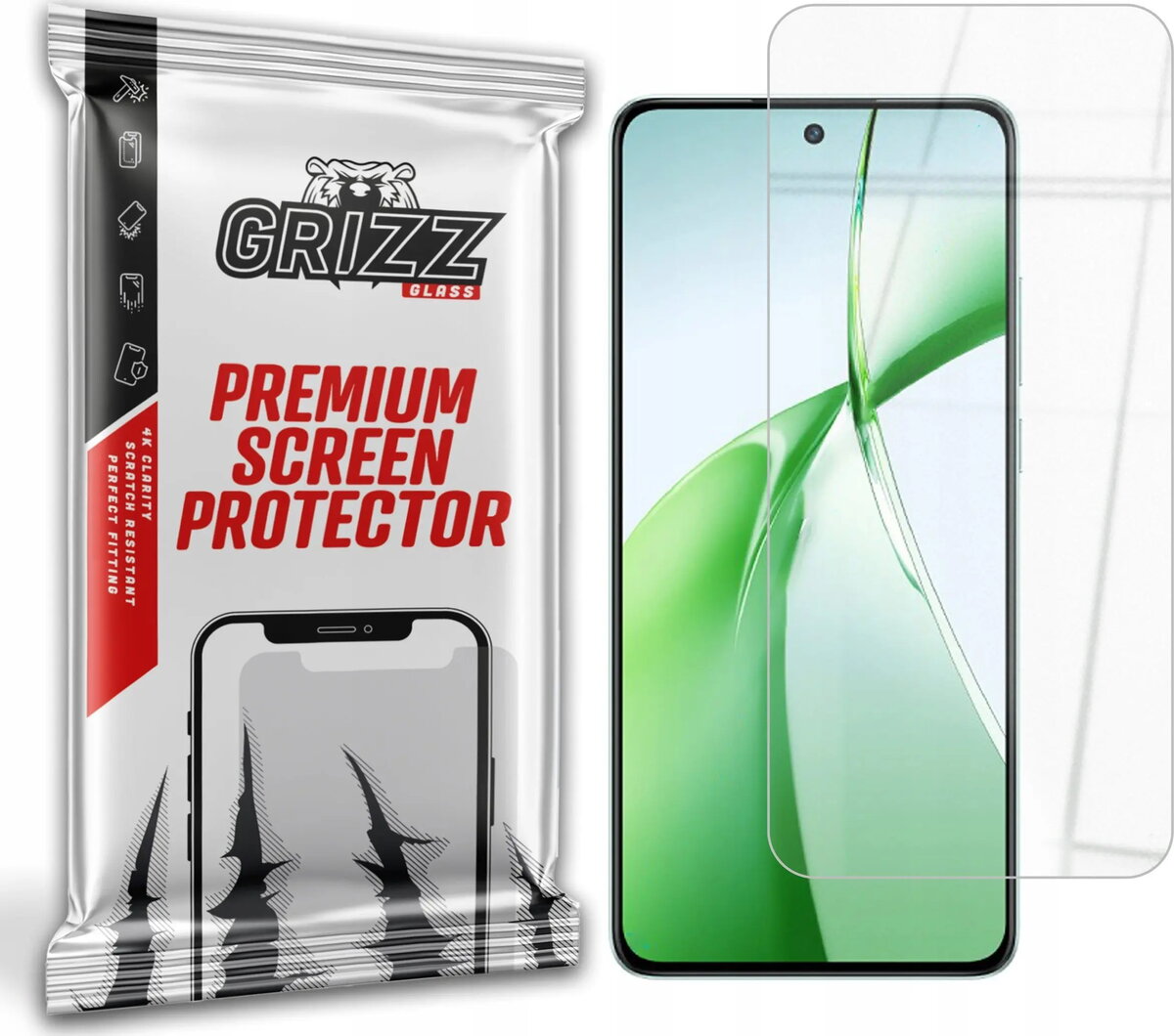 Hibrīdais aizsargstikls GrizzGlass HybridGlass priekš OnePlus