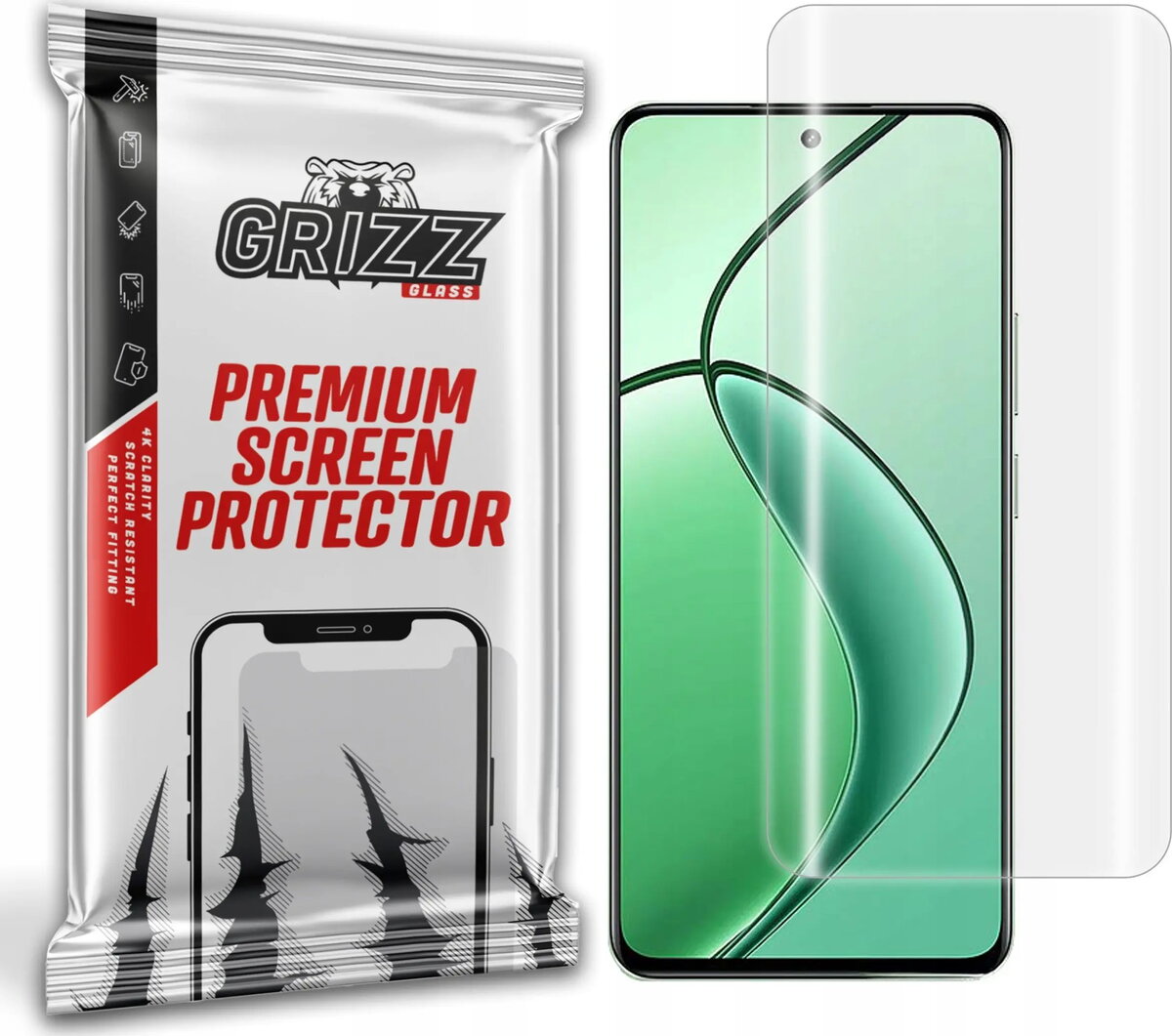 Ekrāna aizsargplēve GrizzGlass Hydrofilm priekš Realme
