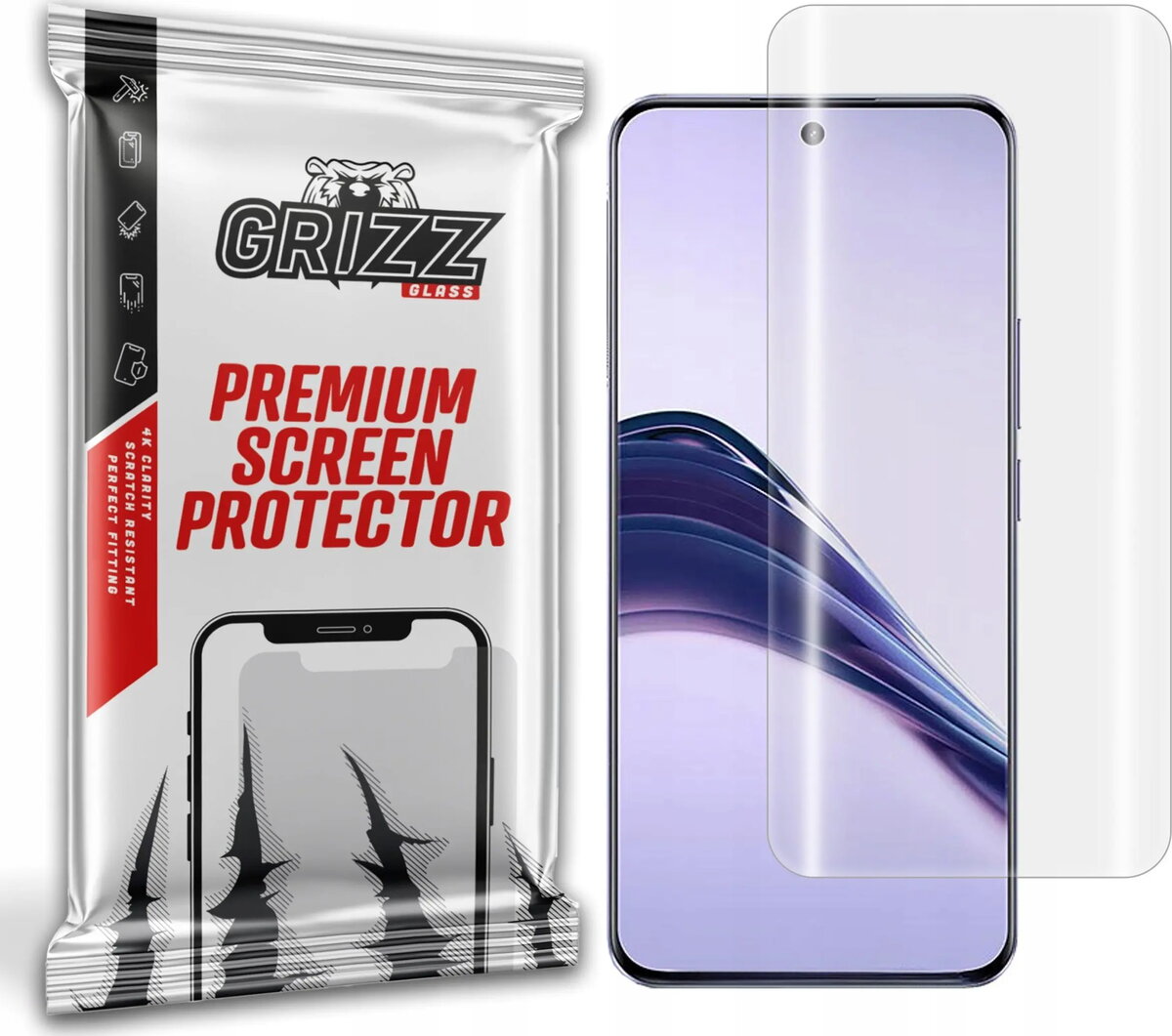 Hidroželejas aizsargplēve GrizzGlass Hydrofilm priekš Realme