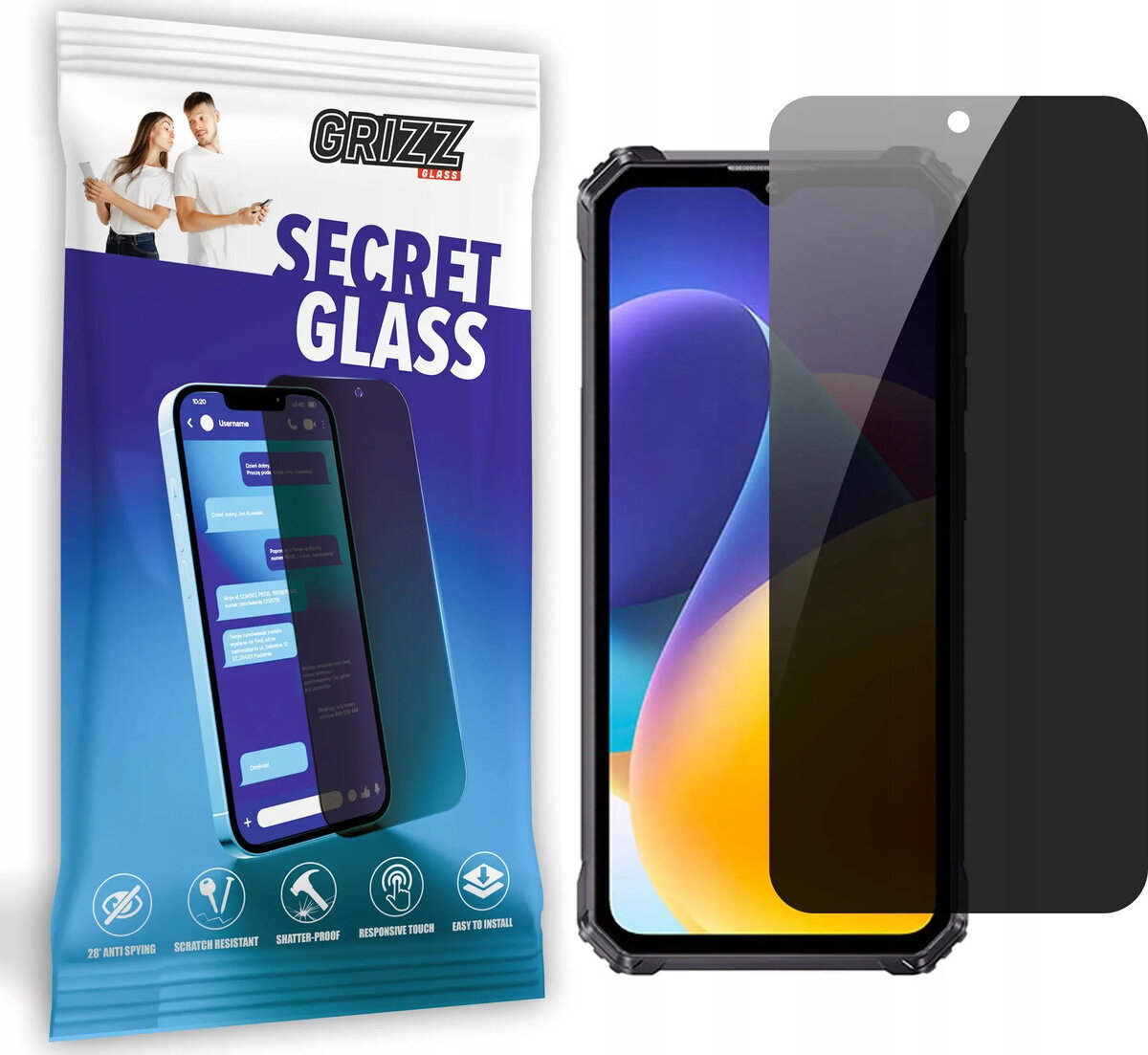 Privātuma rūdīts stikls GrizzGlass SecretGlass priekš