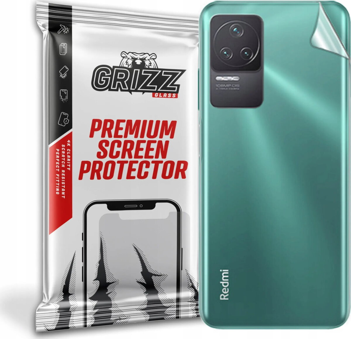 Aizmugures stikls GrizzGlass priekš Xiaomi Redmi