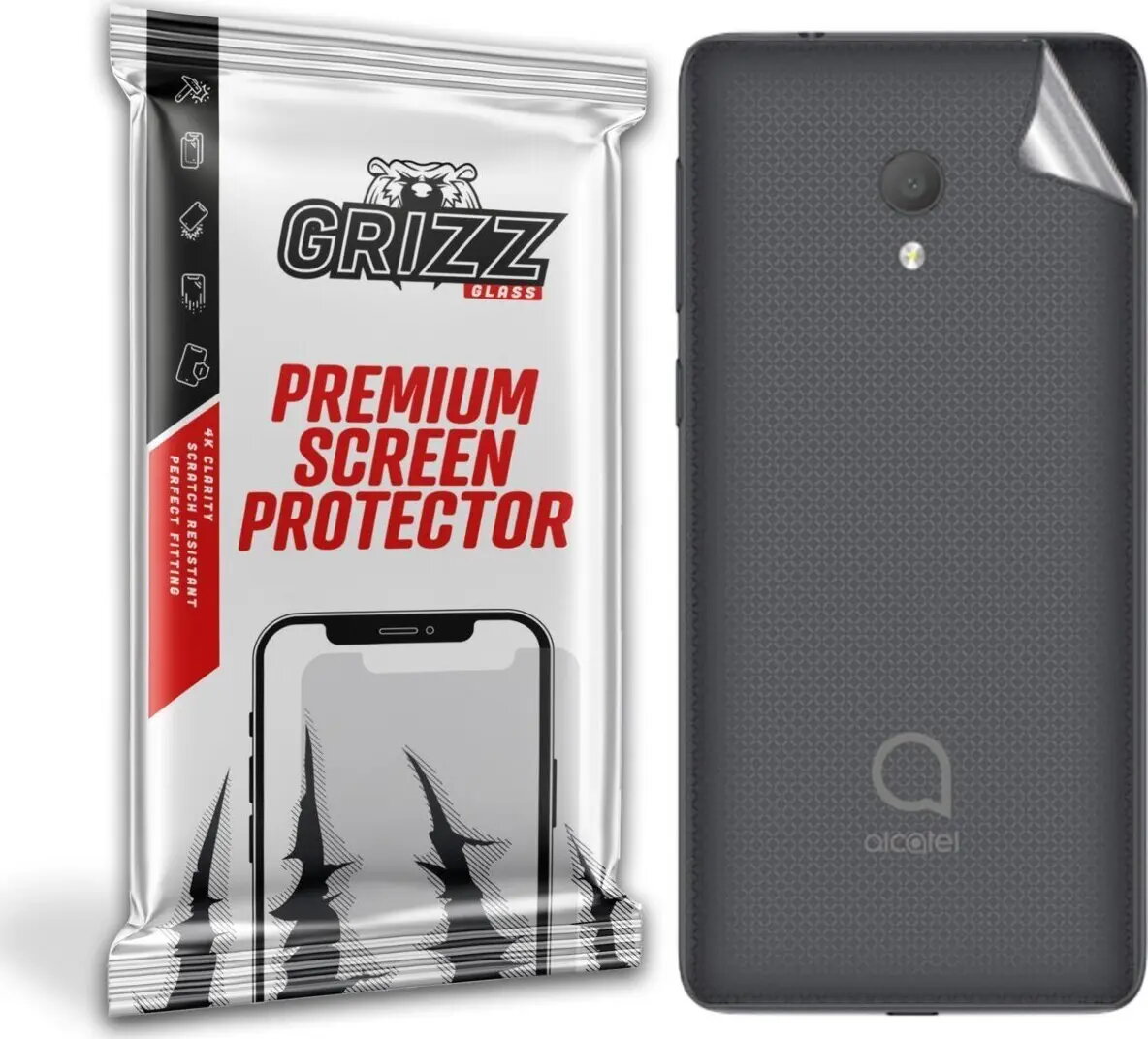 Aizsargplēve aizmugurei GrizzGlass priekš Xiaomi Redmi