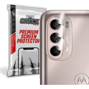 Hibrīdais aizsargstikls kameras GrizzGlass priekš Motorola Moto G41 (aizmugurējās kameras aizsargs)