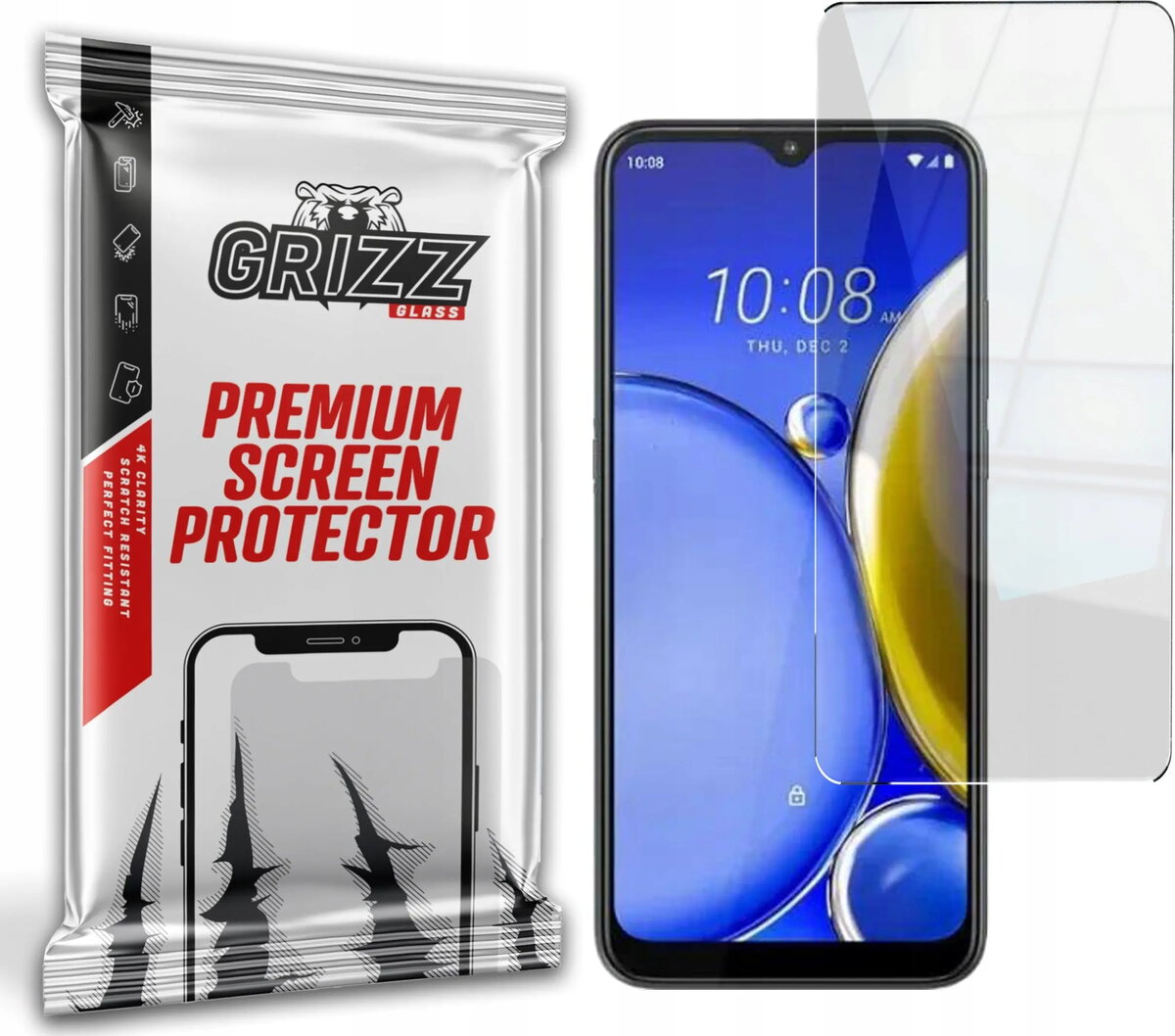 Hibrīda aizsargstikls GrizzGlass priekš HTC Wildfire