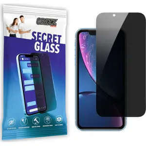 Tempered privacy screen protector GrizzGlass SecretGlass for Apple iPhone XR