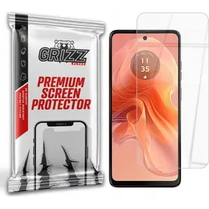 Tempered hybrid screen protector GrizzGlass for Motorola Moto G04 (HybridGlass, model GRZ8600)