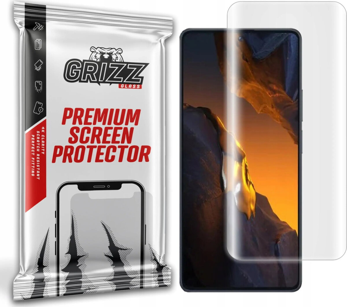 Ekrāna aizsargplēve GrizzGlass Hydrofilm priekš Xiaomi
