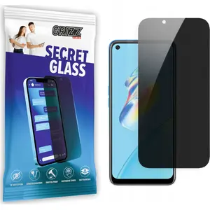 Stikla privātuma ekrāna aizsargs GrizzGlass SecretGlass priekš Oppo A53 5G