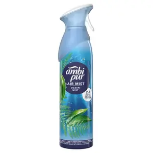 Освежитель воздуха AMBIPUR Ocean Mist 185 мл — спрей для устранения запахов