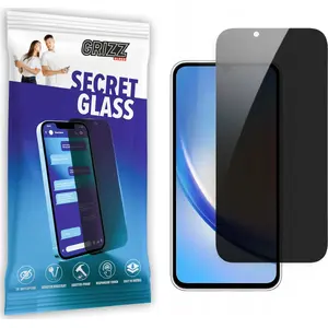 GrizzGlass privātuma rūdīts stikls priekš Samsung Galaxy A34 — SecretGlass (GRZ5224)