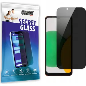 Tempered Privacy Glass Screen Protector GrizzGlass SecretGlass for Samsung Galaxy M04