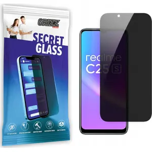 Приватное закалённое стекло GrizzGlass SecretGlass для Realme C25s — защитное стекло