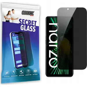 Aizsargstikls ar privātuma funkciju GrizzGlass SecretGlass priekš Realme Narzo 50 5G