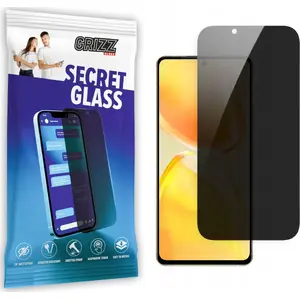 Tempered privacy screen protector GrizzGlass SecretGlass Vivo S12