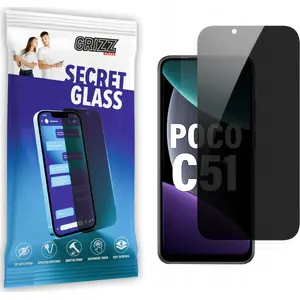 Закалённое приватное стекло GrizzGlass для Xiaomi Poco C51