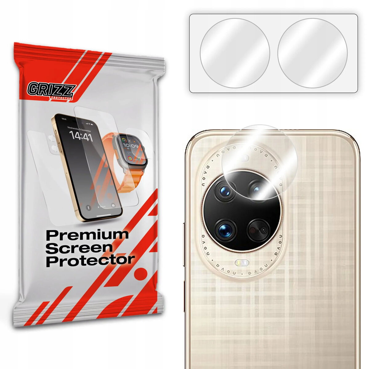 Kameras stikls GrizzGlass HybridGlass priekš Huawei