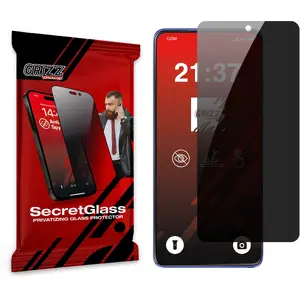 Матовое защитное стекло с приватизацией GrizzGlass SecretGlass для Motorola Edge 60 Stylus