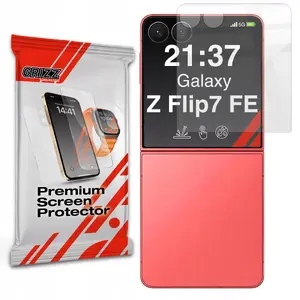 Screen protector GrizzGlass CeramicFilm for Samsung Galaxy Z Flip7 FE – ceramic protective film