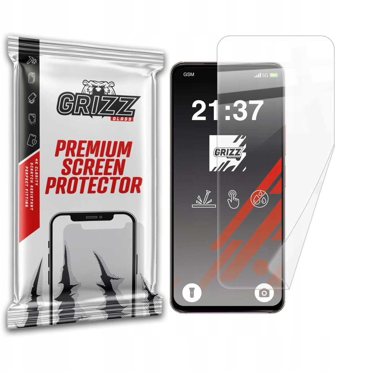 Aizsargplēve GrizzGlass CeramicFilm priekš Vivo Y37