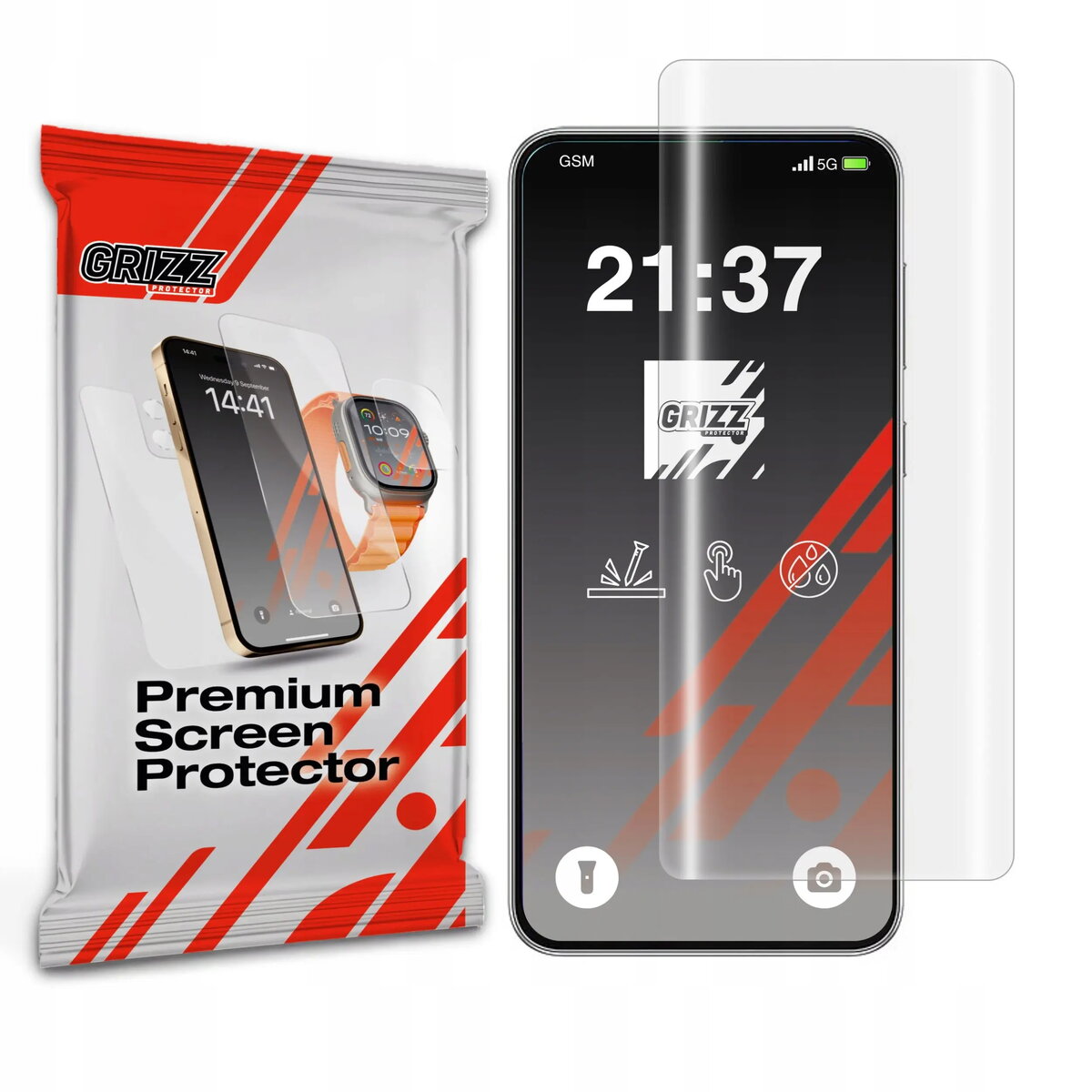 Aizsargplēve GrizzGlass Hydrofilm priekš Samsung Galaxy