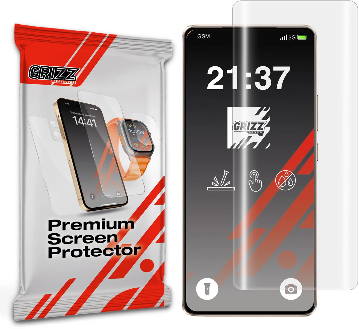Hidrogelas plēve GrizzGlass Hydrofilm priekš Vivo