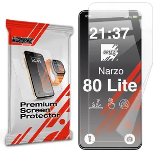 Screen protector GrizzGlass CeramicFilm for Realme Narzo 80 Lite — ceramic film protector