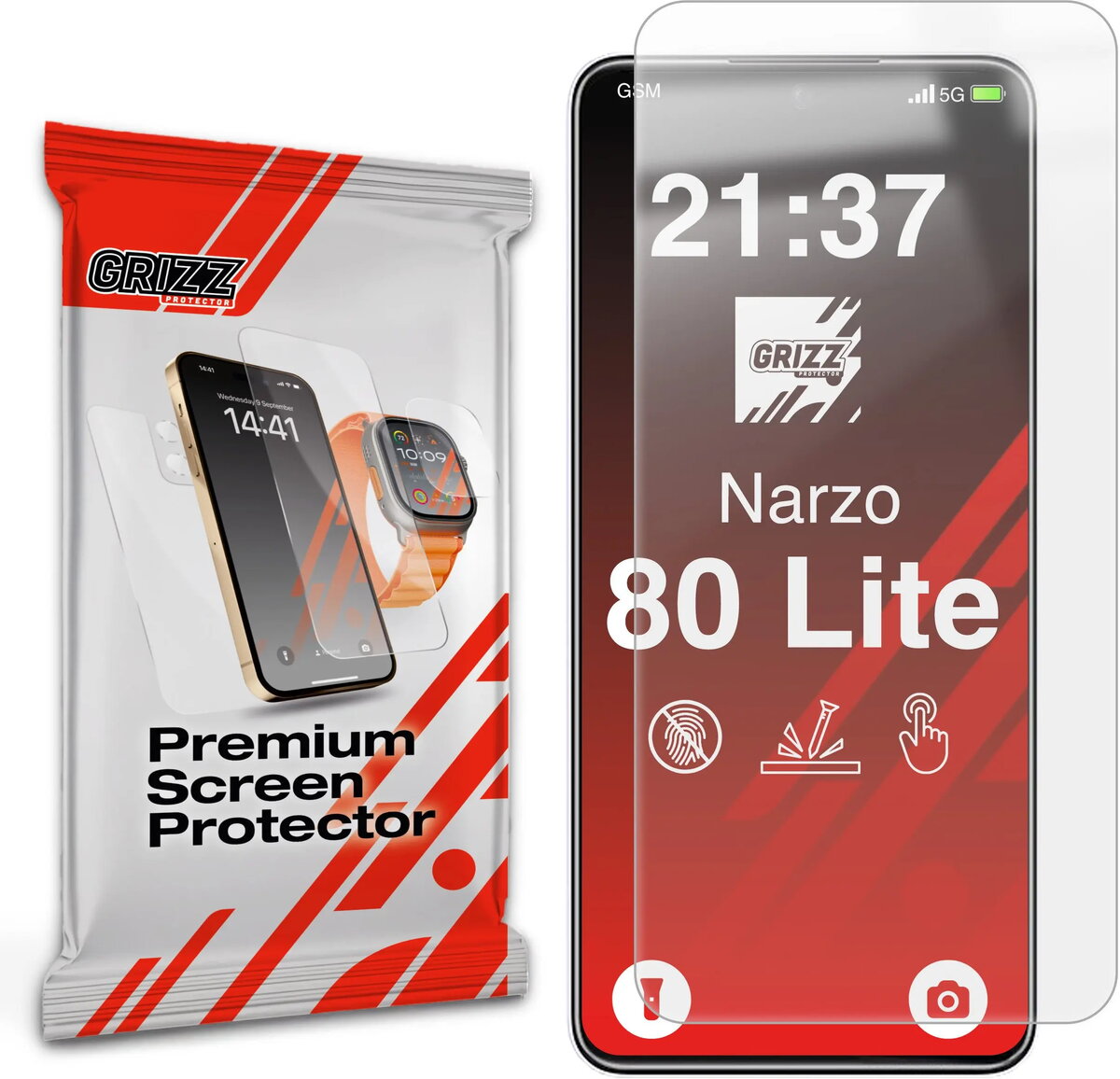Matēta plēve GrizzGlass PaperScreen priekš Realme