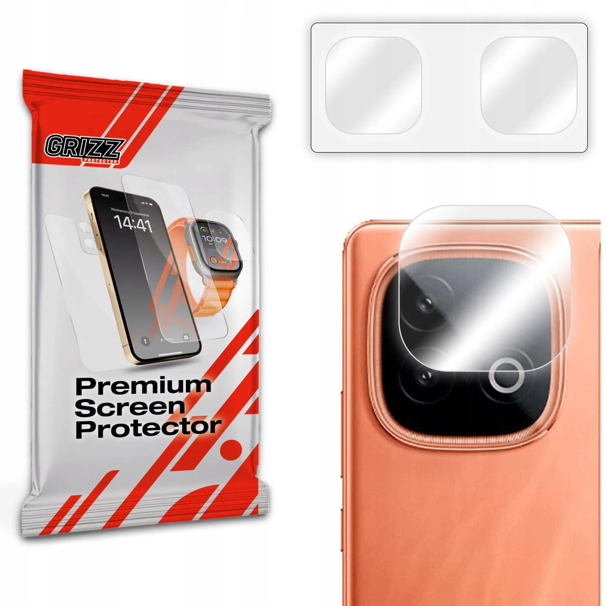 Kamera stikls GrizzGlass HybridGlass priekš Vivo