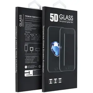 Screen protector Partner Tele.com 5D Full Glue Tempered Glass for iPhone 17 (MATTE) black