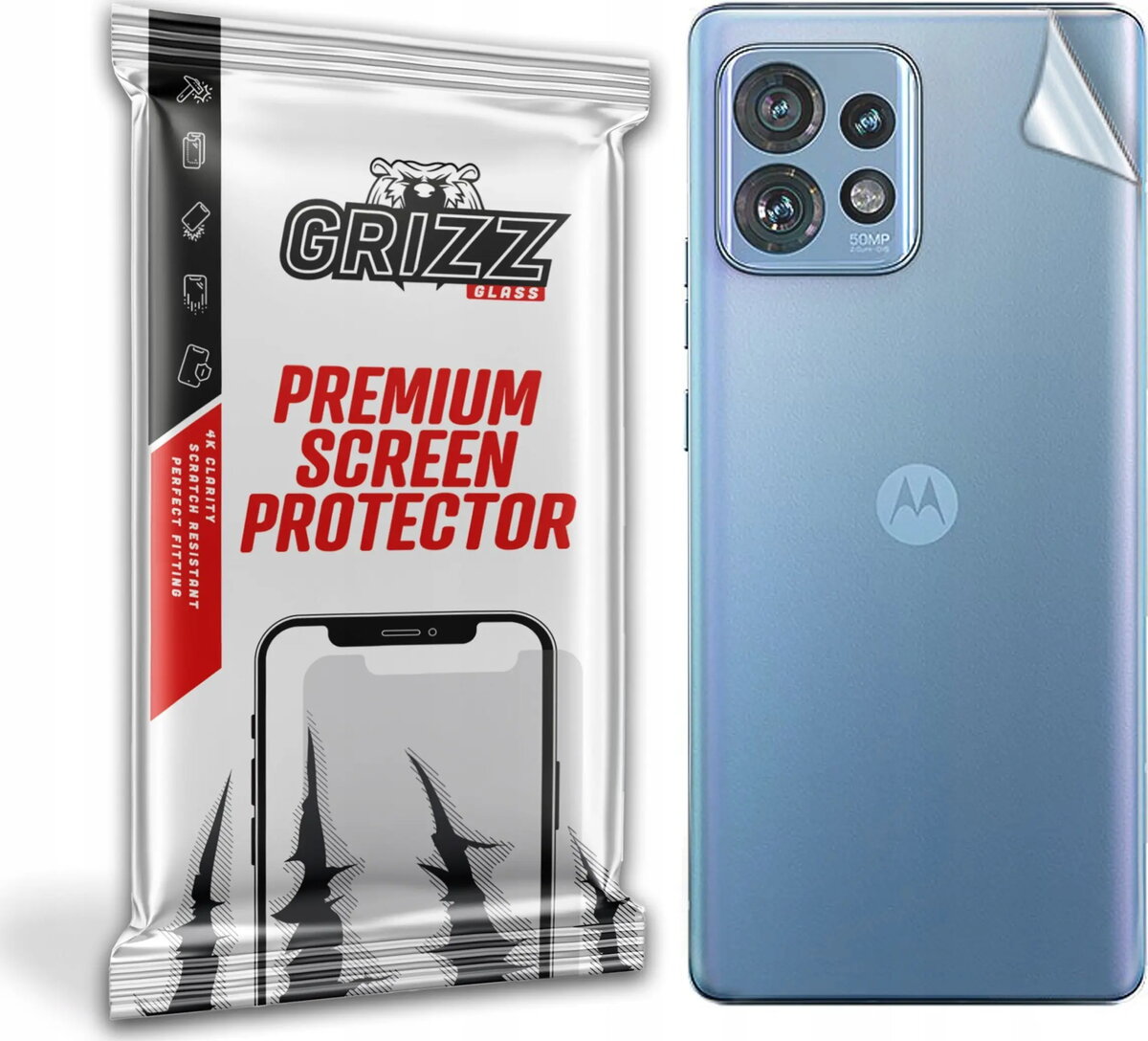 Stikla aizsargs uz aizmuguri GrizzGlass priekš
