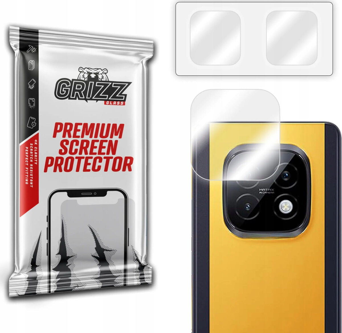 Kamera stikls GrizzGlass HybridGlass priekš Realme