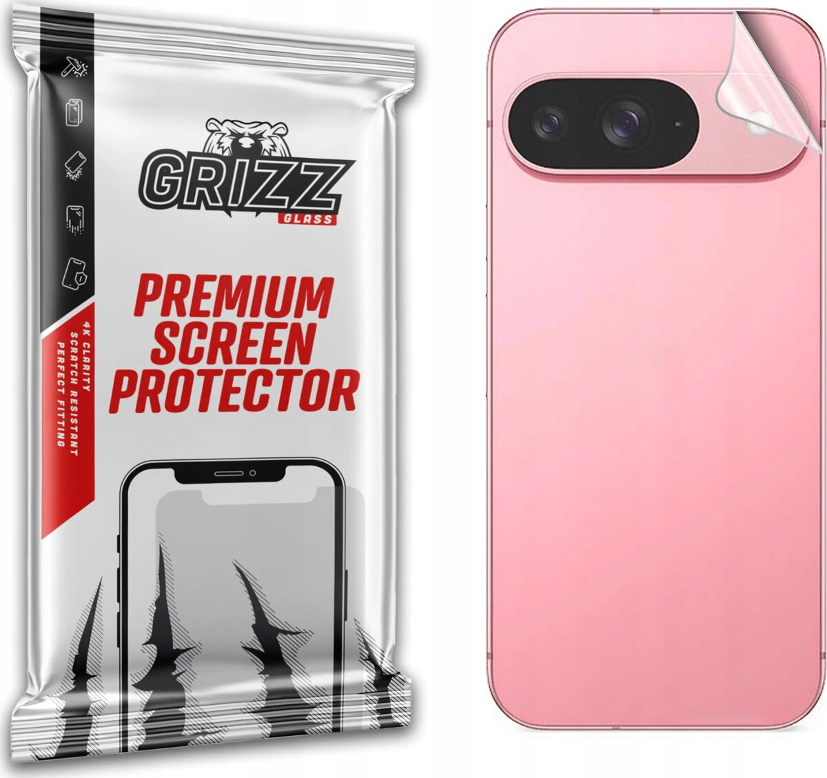 Aizmugures aizsargplēve GrizzGlass SatinSkin priekš Google