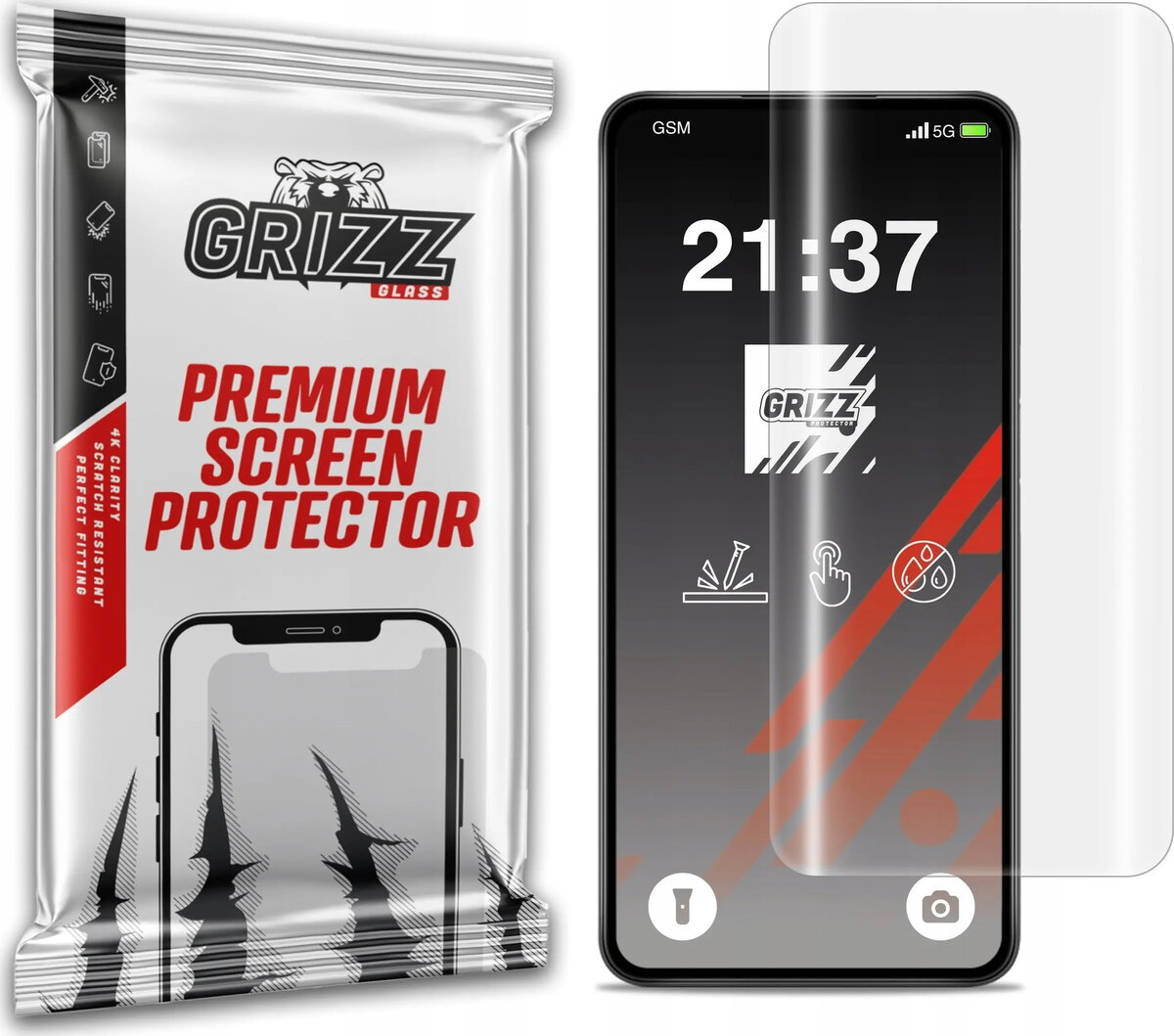 Ekrāna aizsargplēve GrizzGlass Hydrofilm priekš Infinix