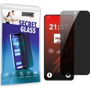 Приватное закалённое стекло GrizzGlass SecretGlass для Realme C75 — защитное стекло