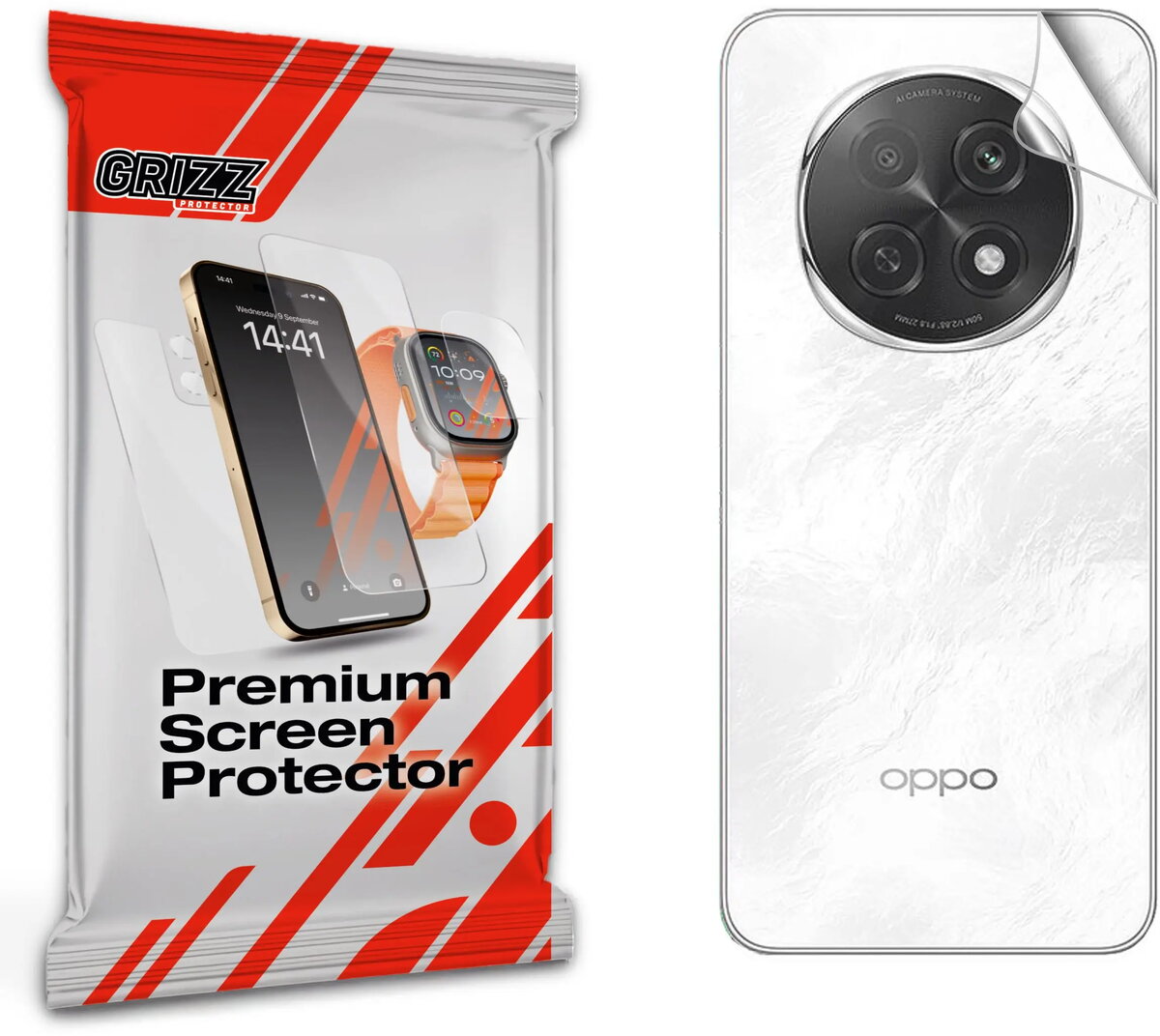 Aizmugurējā aizsargplēve GrizzGlass SatinSkin priekš Oppo