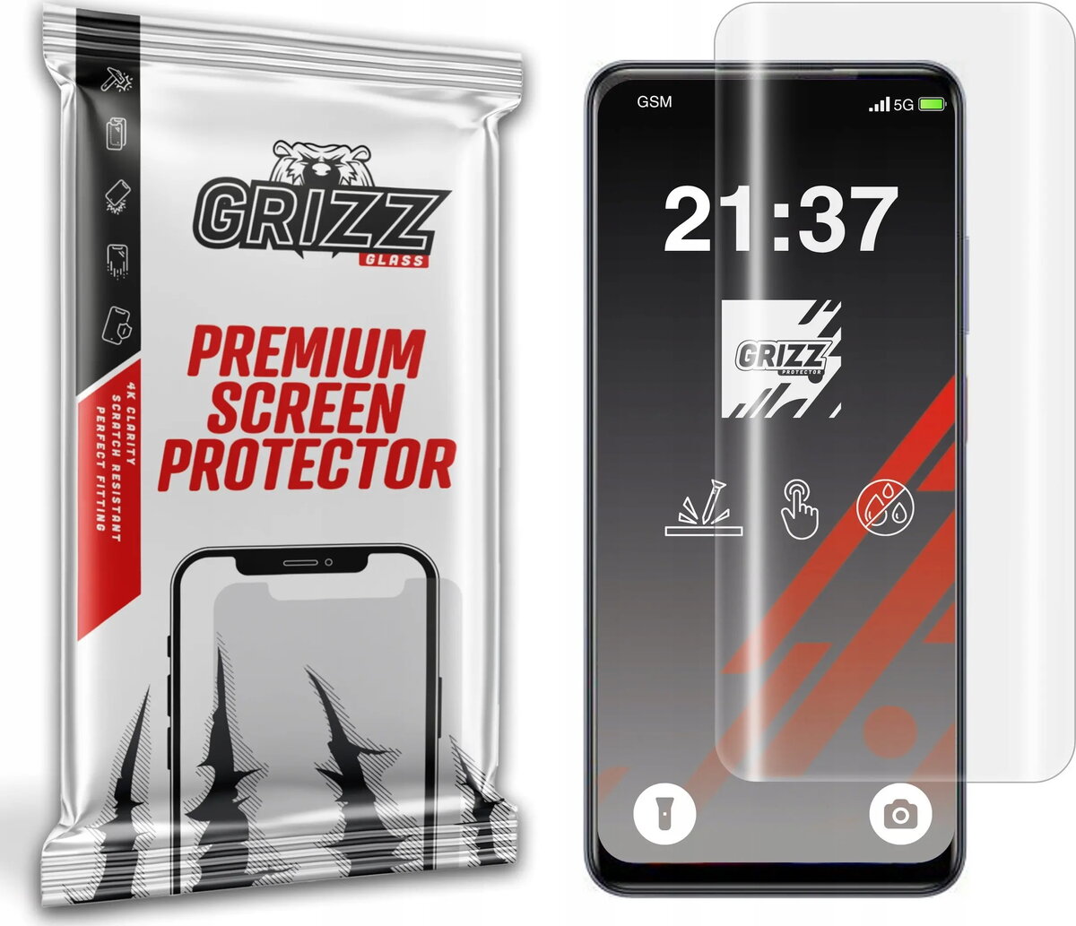 Aizsargplēve GrizzGlass Hydrofilm priekš ZTE Blade