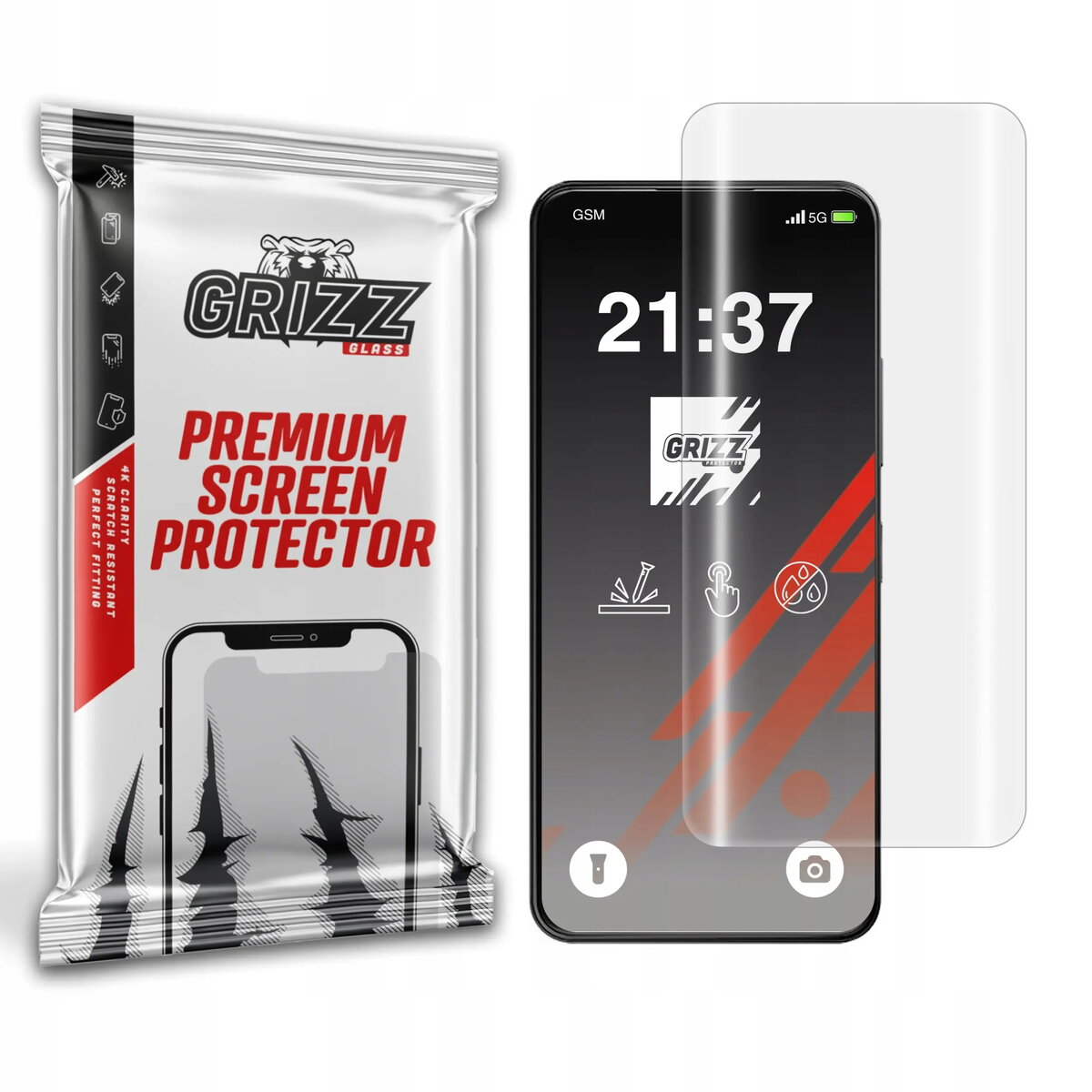 Aizsargplēve GrizzGlass Hydrofilm (hidrogelu) priekš HMD
