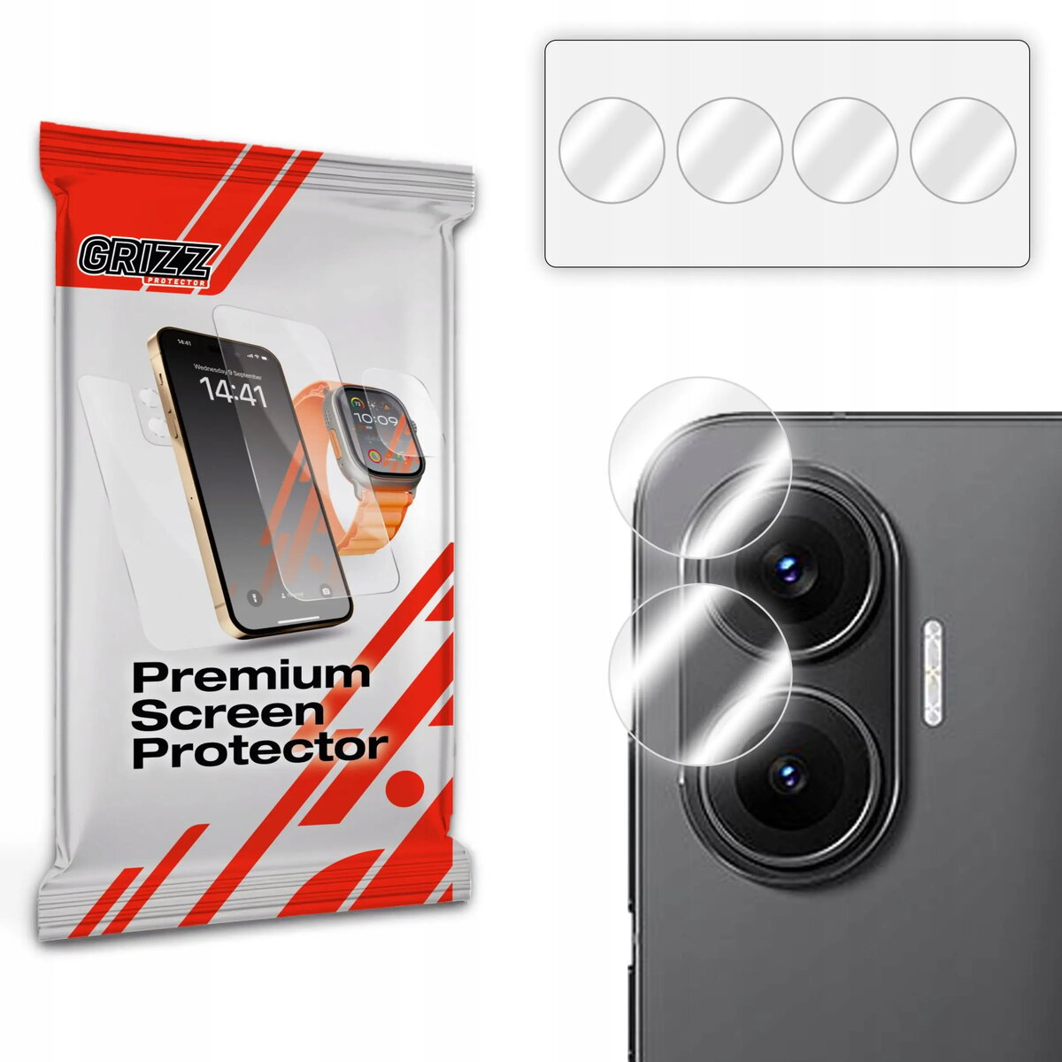 GrizzGlass HybridGlass aizsargstikls kameras lēcai Xiaomi