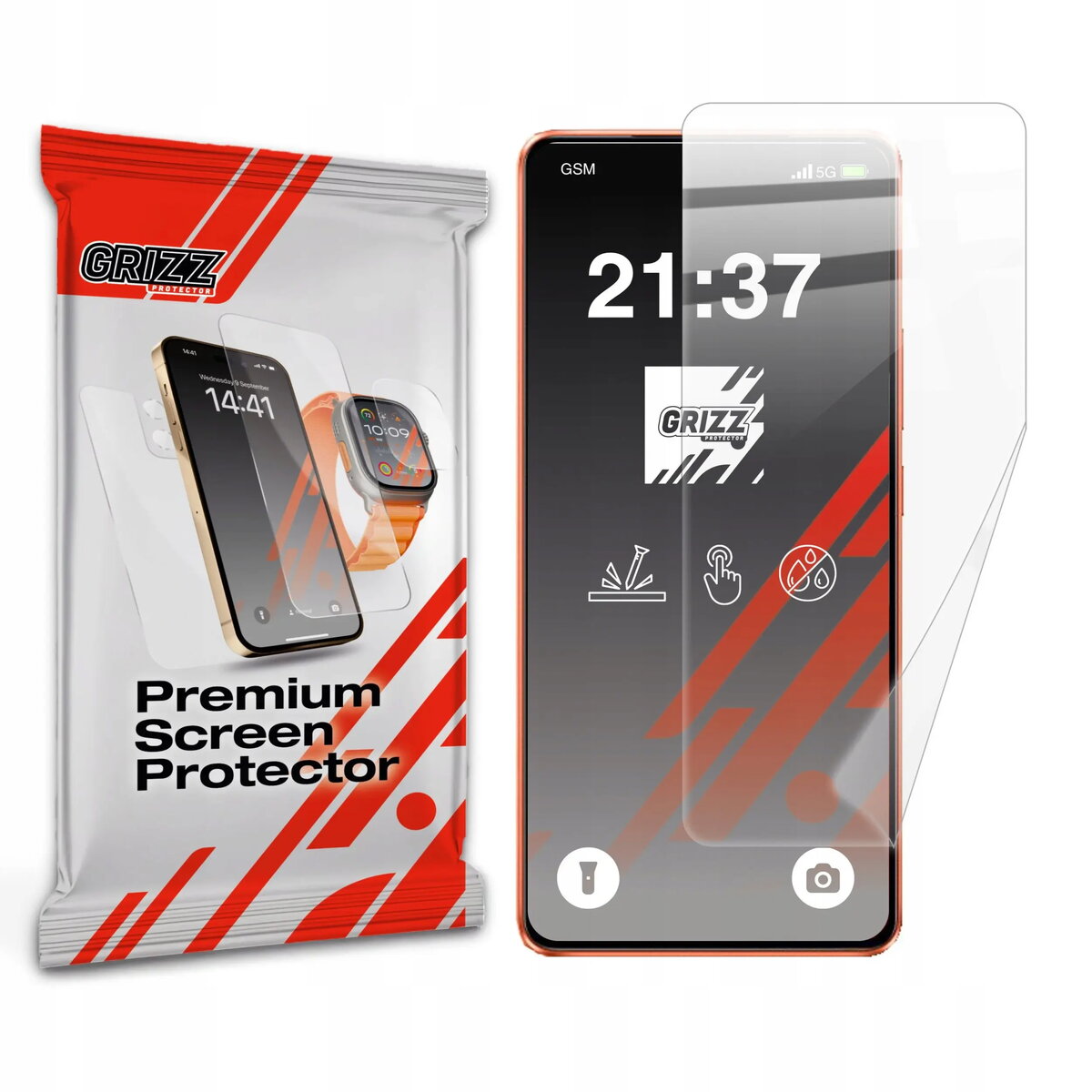 Ekrāna aizsargplēve GrizzGlass CeramicFilm priekš Vivo