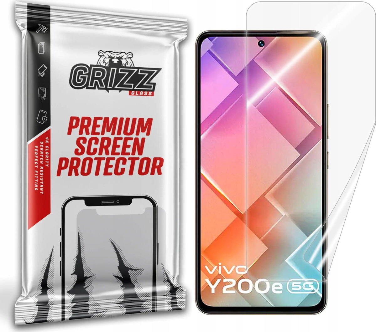 Aizsargplēve GrizzGlass CeramicFilm priekš Vivo Y200e