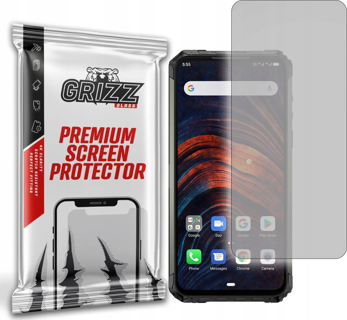 Ekrāna aizsargpārklājums GrizzGlass PaperScreen matēts priekš