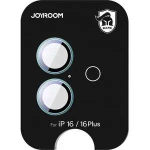 Aizsargstikls kameru objektīviem iPhone 16 / 16 Plus no Joyroom — aizsargapvalks, zaļš