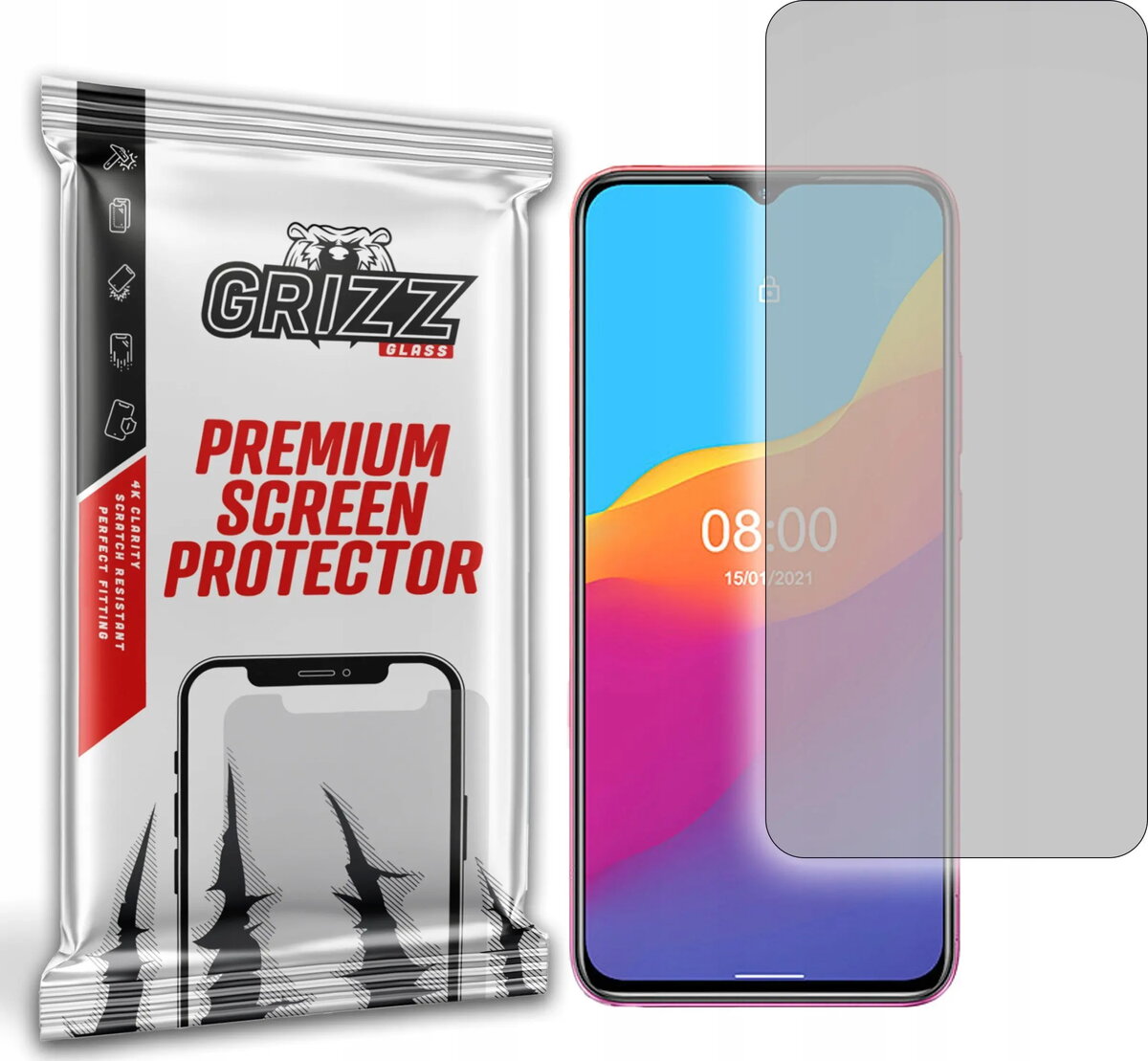 Matēta PaperScreen aizsargplēve GrizzGlass priekš Ulefone