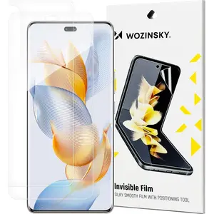 Wozinsky aizsargplēve ekrānam un aizmugurei 9145576283455 — rūdīta plēve viedtālrunim