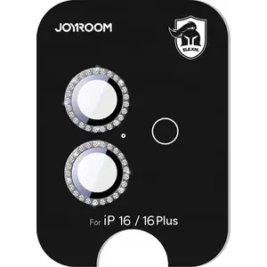 Защитное стекло для объективов Joyroom JR-MSJ0271 для iPhone 16 / 16 Plus — черное