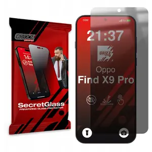 Матовое защитное стекло с приватностью GrizzGlass SecretGlass для Oppo Find X9 Pro