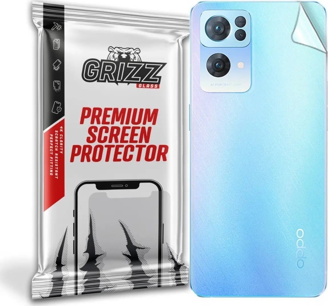 GrizzGlass aizmugures aizsargplēve Oppo Reno 7
