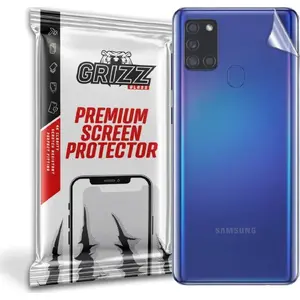 Tempered Back Glass Protector GrizzGlass for Samsung Galaxy A21s (rear)