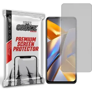 Screen protector GrizzGlass for POCO M5s — matte protective tempered glass (Grizz POCO M5s)