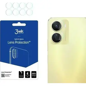 Гибридное защитное стекло на объектив 3MK Lens Protect для Vivo Y16, набор 4 шт.